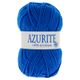 Lot de 10 pelotes de laine AZURITE bleu électrique