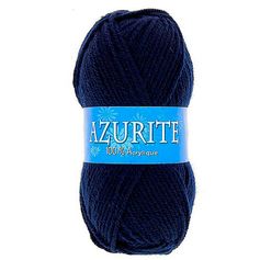 Lot de 10 pelotes de laine AZURITE bleu marine 50g