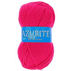 Lot de 10 pelotes de laine AZURITE fuchsia 50g