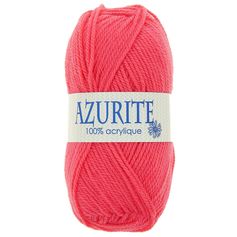Lot de 10 pelotes de laine AZURITE rose