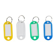 Lot de 10 porte-clés étiquettes