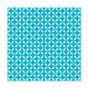 Lot de 10 serviettes géométrique bleu 33x33cm