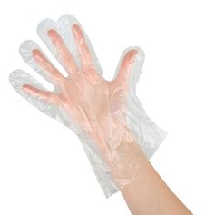 Lot de 100 gants jetables transparent