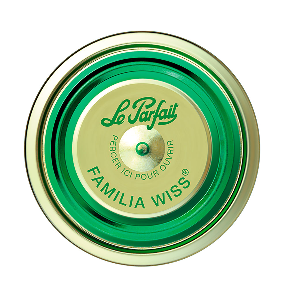 Lot de 12 capsules pour terrines vert D 100mm LE PARFAIT Centrakor