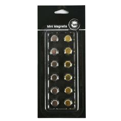 Lot de 12 mini magnets D 0.9cm