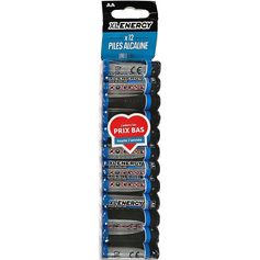 Lot de 12 piles LR06 alcaline XLPOWER