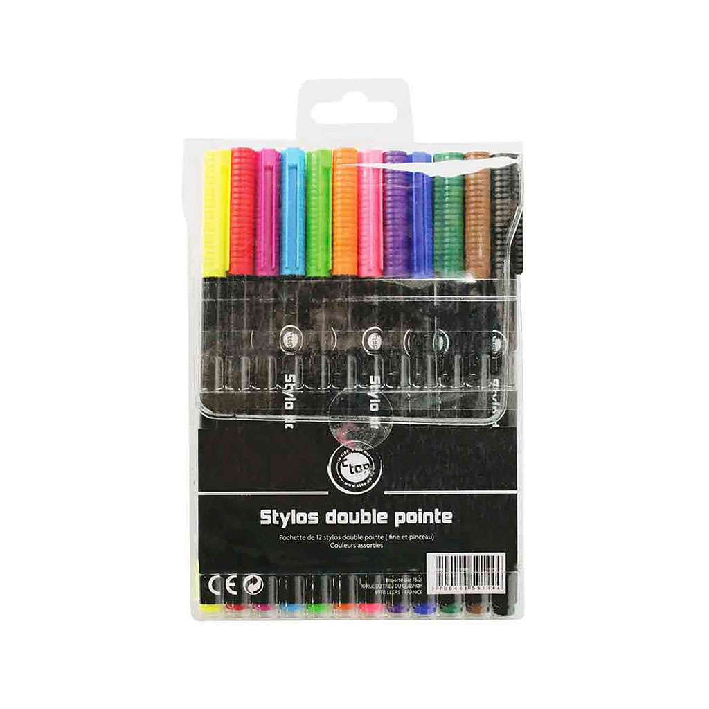 27 stylos à peinture mignons Artistro 12 marqueurs blancs à pointe
