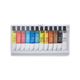 Lot de 12 tubes de peinture aquarelle 12ml