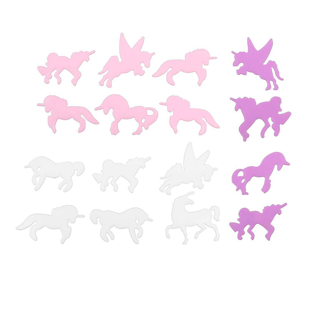 Lot de 16 décorations phosphorescentes