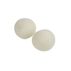 Lot de 2 balles de séchage en laine blanc