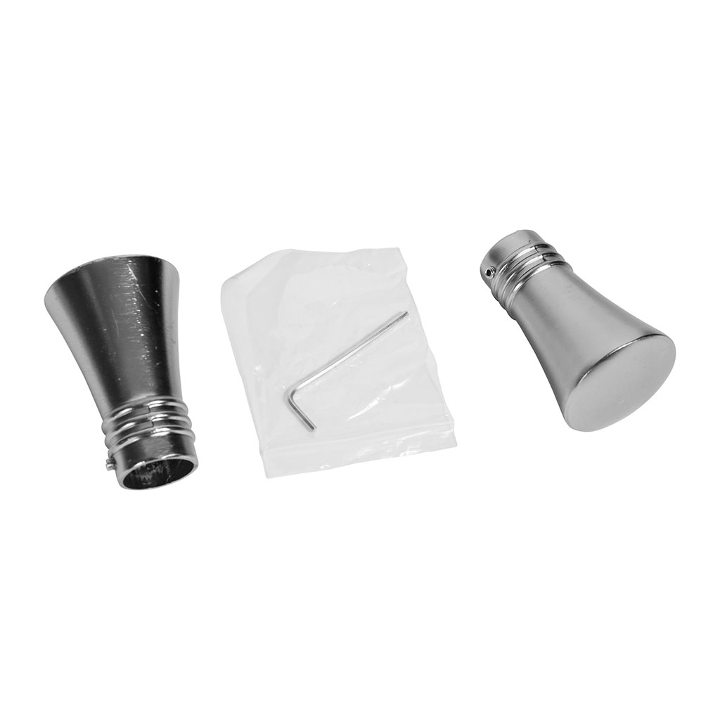 Embouts De Guidon Vintage Avenir – Aluminium Argenté – Pour VTT / Flat Bar