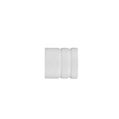 Lot de 2 embouts bois bouchon blanc D 20mm