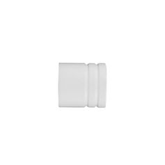 Lot de 2 embouts bois bouchon blanc D 28mm