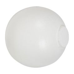 Lot de 2 embouts bois boule blanc D 20mm