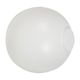 Lot de 2 embouts bois boule blanc D 20mm