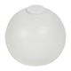 Lot de 2 embouts bois BOULE blanc D 28mm