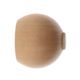 Lot de 2 embouts BOULE naturel vernis D28mm