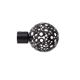 Lot de 2 embouts BOULE noir D20mm