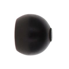 Lot de 2 embouts BOULE noir mat D28mm
