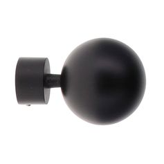 Lot de 2 embouts GAIA noir mat D28mm