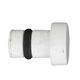 Lot de 2 embouts plastique bouchon blanc D 16mm