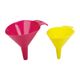 Lot de 2 mini entonnoirs plastique 12x14x13cm
