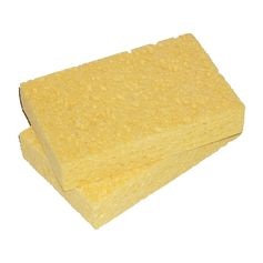 Lot de 2 éponges végétales 12x8cm