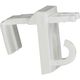 Lot de 2 fixations pour store en pvc et bambou blanches 1.8x3.5x1.8cm