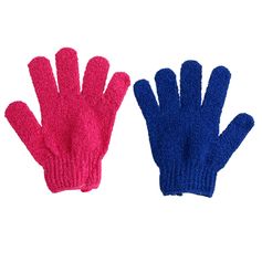 Lot de 2 gants exfoliants 15x18cm