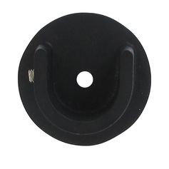 Lot de 2 naissances noir mat D 20mm