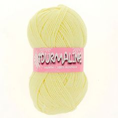 Lot de 2 pelotes de laine TOURMALINE jaunes 50g