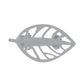 Lot de 2 pinces feuille CENTRAL PARK gris blanc 4x7cm