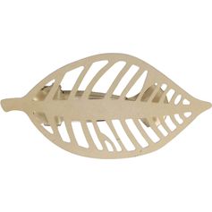 Lot de 2 pinces feuille STOCKHOLM or 5x10cm