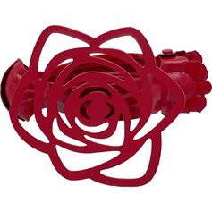 Lot de 2 pinces métal LINA piment