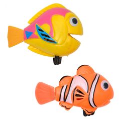 Lot de 2 jouets de bain poissons nageurs - Centrakor