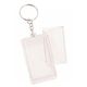 Lot de 2 portes-clés rectangulaire acrylique