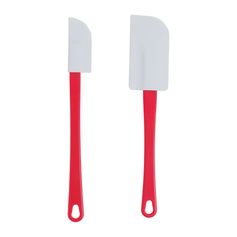 Lot de 2 spatules souples Maryse colorées H 24cm