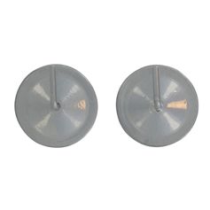 Lot de 2 supports tringle rideau adhésifs argent D 30mm