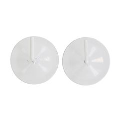 Lot de 2 supports tringle rideau adhésifs blanc laqué D 30mm