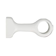 Lot de 2 supports tringle rideau courts blancs D 28mm