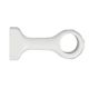 Lot de 2 supports tringle rideau courts blancs D 28mm