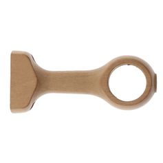 Lot de 2 supports courts naturel vernis D28mm