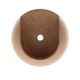 Lot de 2 supports muraux naturel vernis D28mm