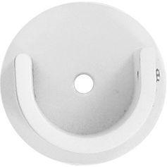 Lot de 2 supports naissance en aluminium blanc mat
