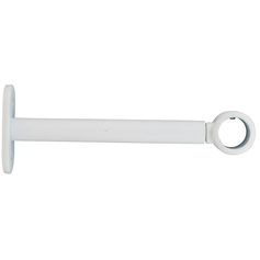 Lot de 2 supports simple blanc mat D 20mm