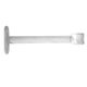 Lot de 2 supports tringle rideau simples blanc or D 20mm