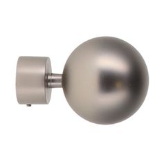 Lot de 2 supports tringle rideau plafond argenté D 28mm