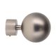 Lot de 2 supports tringle rideau plafond argenté D 28mm