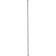 Lot de 2 tringles de vitrage rondes extensibles blanc 80-110cm