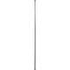 Lot de 2 tringles extensibles rondes en métal et zinc argentées 60-80cm